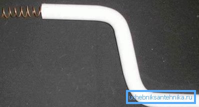 Tubo de plástico doblado con resorte Tubo de plástico doblado con resorte