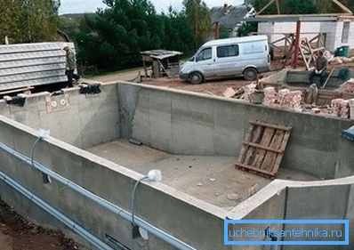 Construcción de piscinas de hormigón Construcción de piscinas de hormigón