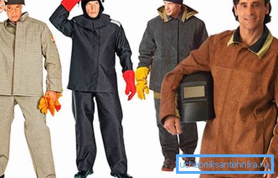 Monos para soldadores