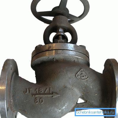 Válvula de tornillo de acero. Válvula de tornillo de acero.