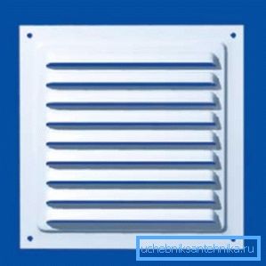Rejilla de ventilación de metal estándar con persianas. Rejilla de ventilación de metal estándar con persianas.