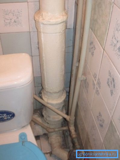 Las tuberías viejas arruinarán la apariencia del baño, incluso si la habitación ha sido bien renovada. Las tuberías viejas arruinarán la apariencia del baño, incluso si la habitación ha sido bien renovada.
