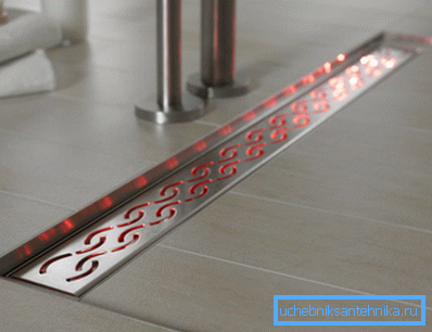 Rejilla con luz LED. Rejilla con luz LED.
