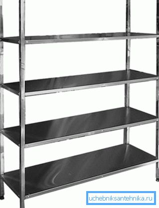 Los racks están hechos de tubería de núcleo Los racks están hechos de tubería de núcleo
