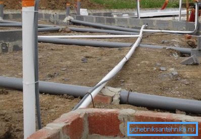 La construcción de la casa comenzó prudentemente con ... la colocación de aguas residuales. La construcción de la casa comenzó prudentemente con ... la colocación de aguas residuales.