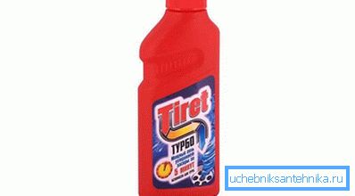 908 Torreta Tiret - Gel tubo limpiador