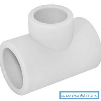 Tee para tubos de polipropileno para fontanería Tee para tubos de polipropileno para fontanería