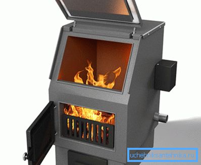 La caldera eléctrica de propelente sólido no difiere exteriormente de los análogos simples de madera. La caldera eléctrica de propelente sólido no difiere exteriormente de los análogos simples de madera.