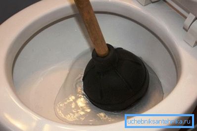Eliminar el agua con un émbolo. Eliminar el agua con un émbolo.