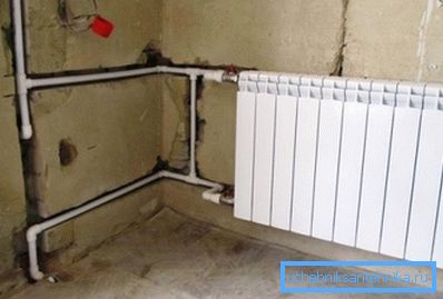 Colocación de la tubería en la pared. Colocación de la tubería en la pared.