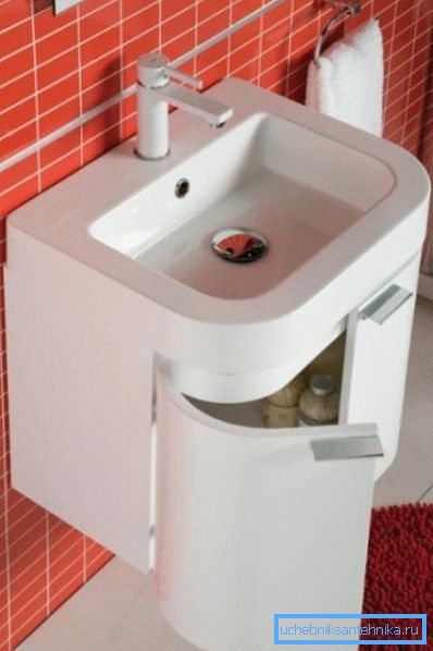 Lavabo con mueble de pared Lavabo con mueble de pared