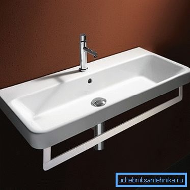 Lavabo de 900 mm de ancho. Lavabo de 900 mm de ancho.