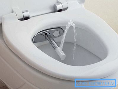 WC con ducha integrada. WC con ducha integrada.