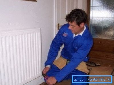 Instalación de un radiador Instalación de un radiador