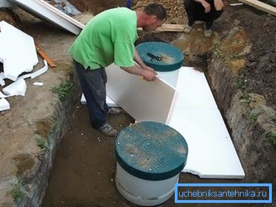 Instalación de un tanque séptico Instalación de un tanque séptico