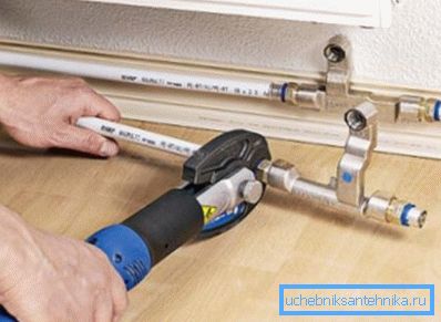 Instalación de conductos de calefacción. Polipropileno Instalación de conductos de calefacción. Polipropileno