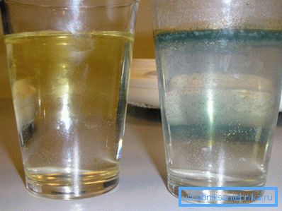 Como resultado de la sedimentación, se puede formar una película o un sedimento, como en la foto. Como resultado de la sedimentación, se puede formar una película o un sedimento, como en la foto.