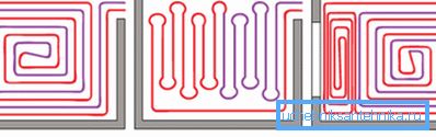 Opciones de colocación de elementos calefactores que también afectan la longitud del material. Opciones de colocación de elementos calefactores que también afectan la longitud del material.