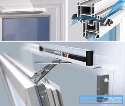 Ventilación de ventanas de PVC - varios tipos Ventilación de ventanas de PVC - varios tipos