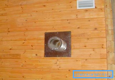 La ventilación en el baño de una casa de madera debe permitir el intercambio de aire a 50 m3 / h. La ventilación en el baño de una casa de madera debe permitir el intercambio de aire a 50 m3 / h.