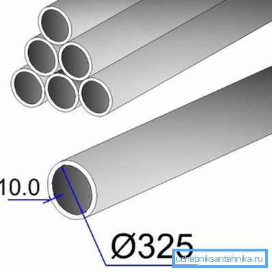 El peso de la tubería 325x10 y otros están determinados por el espesor de la pared. El peso de la tubería 325x10 y otros están determinados por el espesor de la pared.