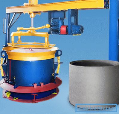 Forma vibratoria para la producción de anillos.