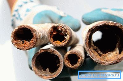 Impacto del sistema centralizado en la superficie interior de las tuberías. Impacto del sistema centralizado en la superficie interior de las tuberías.