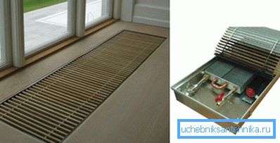 Convector de suelo. Convector de suelo.