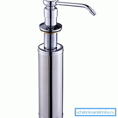 Dispensador de lavabo empotrado. Dispensador de lavabo empotrado.
