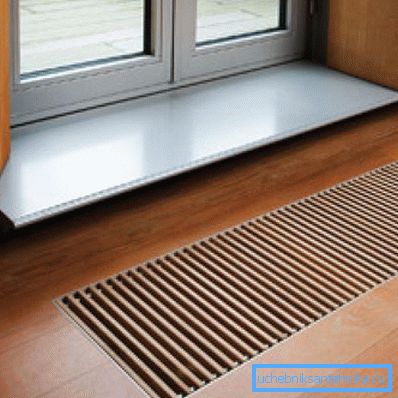 Calefacción por suelo empotrado convector Calefacción por suelo empotrado convector
