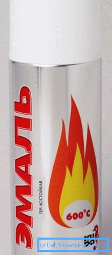 Esmalte de alta temperatura en una lata. Esmalte de alta temperatura en una lata.