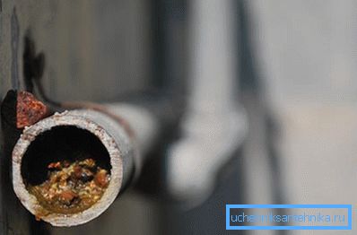 Bloqueo en el sistema de fontanería.